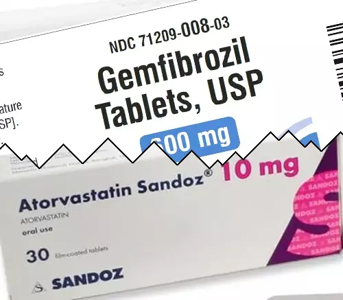 Gemfibrozilo contra Atorvastatina